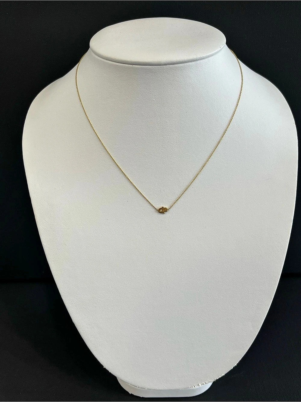 Beverly Hills Gold Hamsa Hand Necklace Gold Hamsa Hand Pendant Necklace